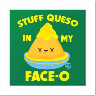 QUESO FACE O Posters and Art